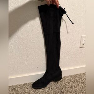 Unisa Black Over-the-Knee Boots